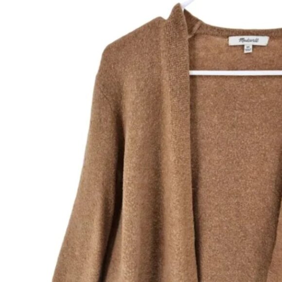 Madewell Women's Cozy Open Front Wool Blend Walker Cardigan Sweater - XS - Picture 3 of 6